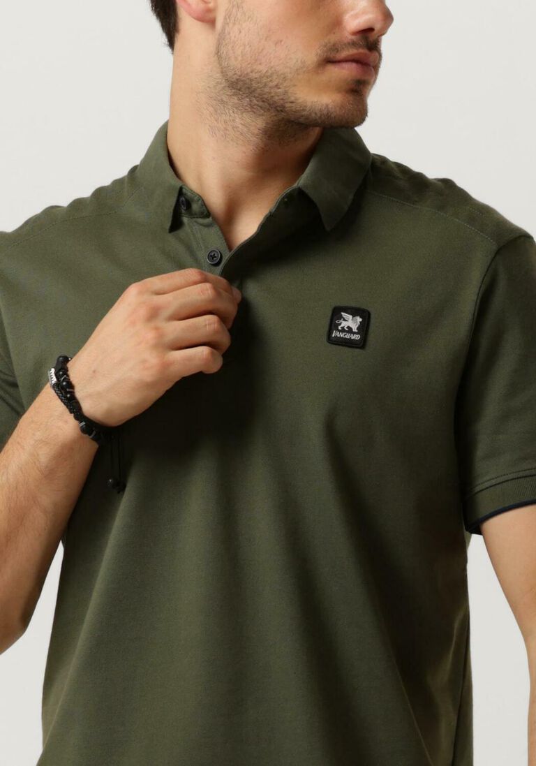 VANGUARD groene vanguard polo short sleeve polo pique
