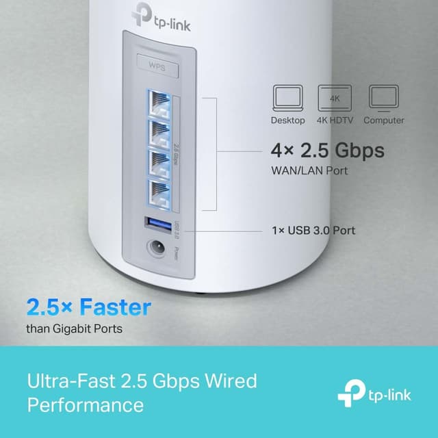 TP-Link Deco BE65 WiFi 7 Mesh system (2-pak)