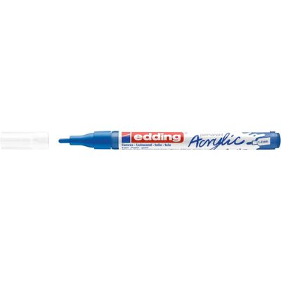 Edding 5300 - Marqueur acrylique - bleu gentiane