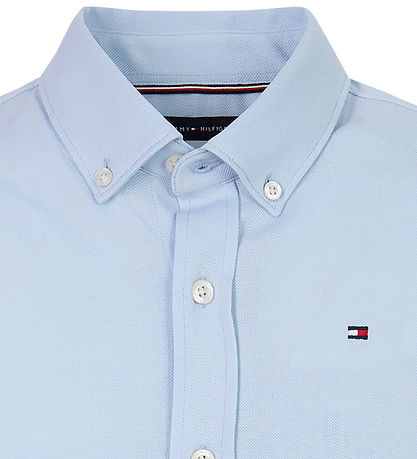 Tommy Hilfiger Hemd - Piqué - Luftig Blue