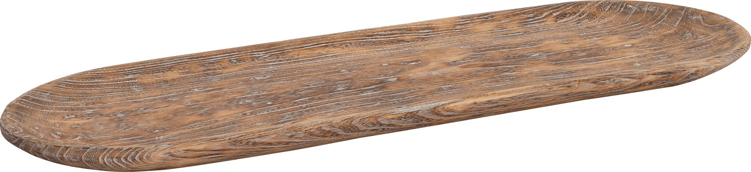 Intratuin decoratiebord ovaal naturel 91 x 30 x 4
