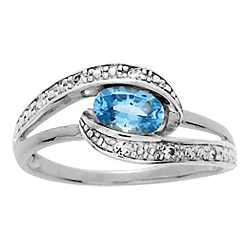 Bague femme - Oxyde de zirconium - Argent 925