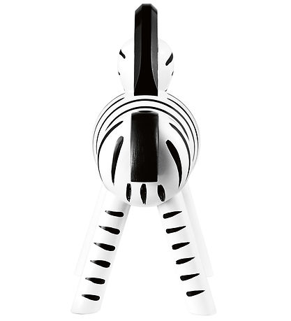 Kay Bojesen Tr?figur - Zebra - 14 cm - Sort/Hvid