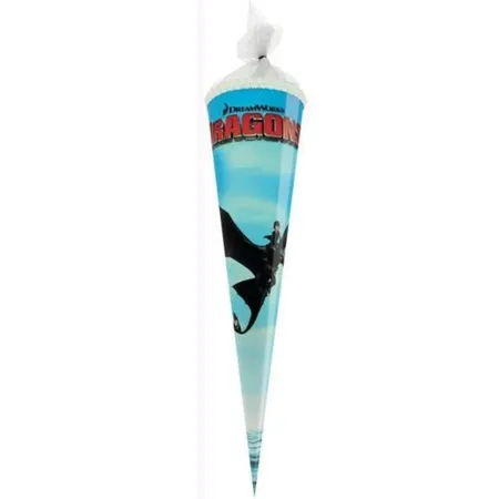 Stylex Schultüte Dragons mit Tüllverschluss, rund, 70 cm, sortiert