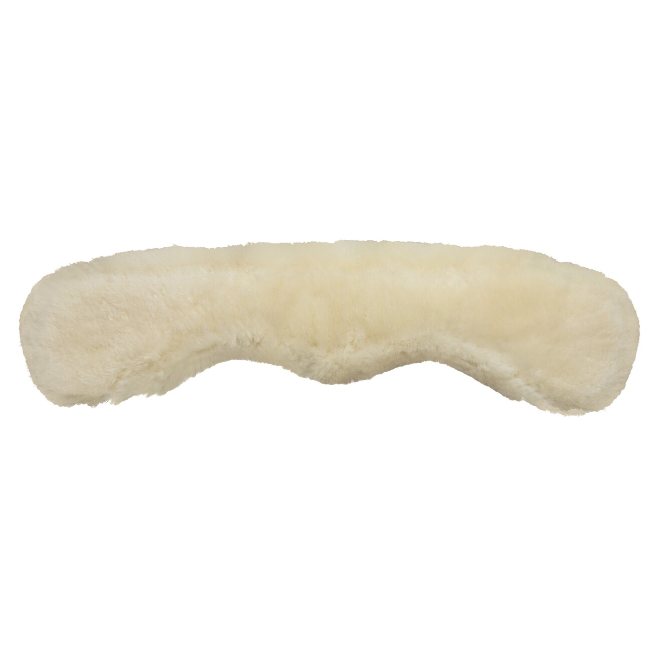 Equinate Mondgurt anatomisch Lammfell naturfarben 50 cm