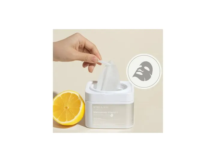 Mary&May Niacinamide Vitamin C Brightening Mask 30stk