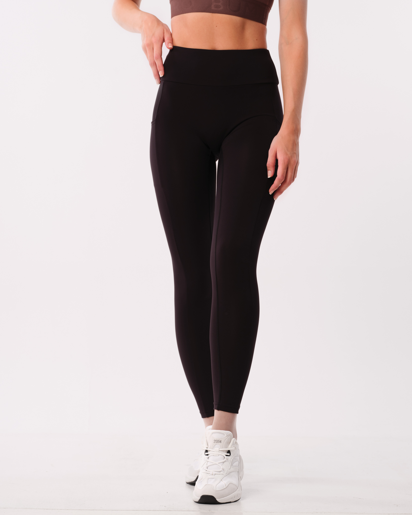 Bumpro Lively Scrunch Pocket Tights Black