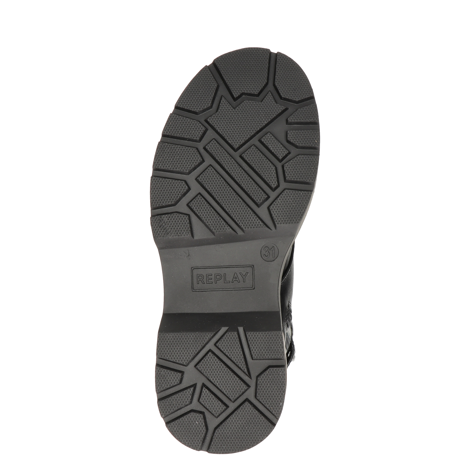 Joplin 8 meisjes veterboot Replay Zwart