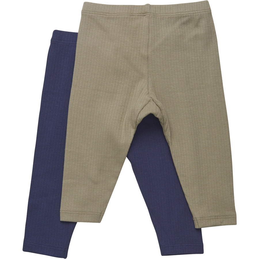 Minymo Leggings 2er Pack Dark Navy