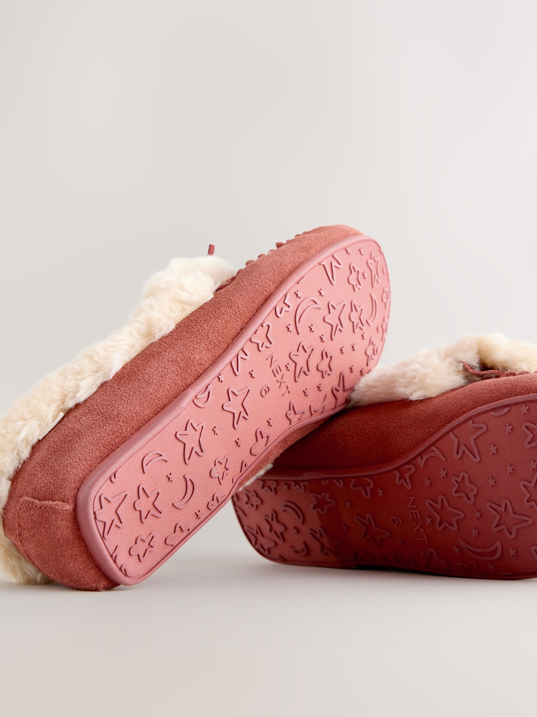 Roestrood - Moccasin Faux Fur Suede Slippers