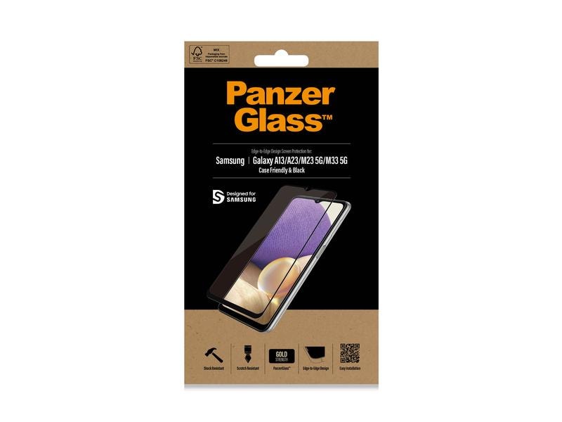 Panzerglass Displayschutz Case Friendly Samsung Galaxy A13 Display-Schutzfolie für das Samsung Galaxy A13