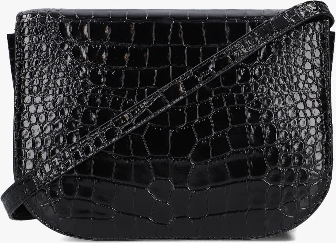 zwarte furla schoudertas sfera s crossbody round