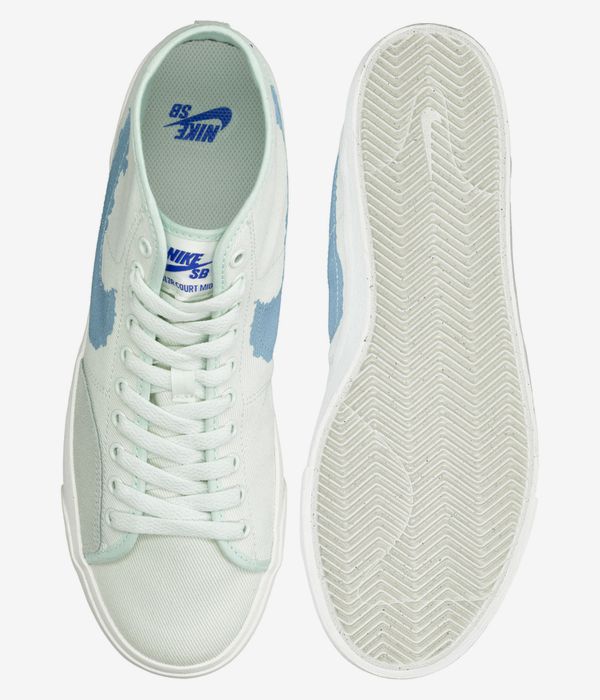 Nike SB BLZR Court Mid Premium Schuh (barley green boarder blue)