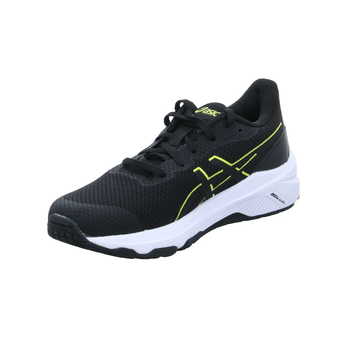 ASICS Kinder Sportschuh Schwarz Synthetik  GT-1000