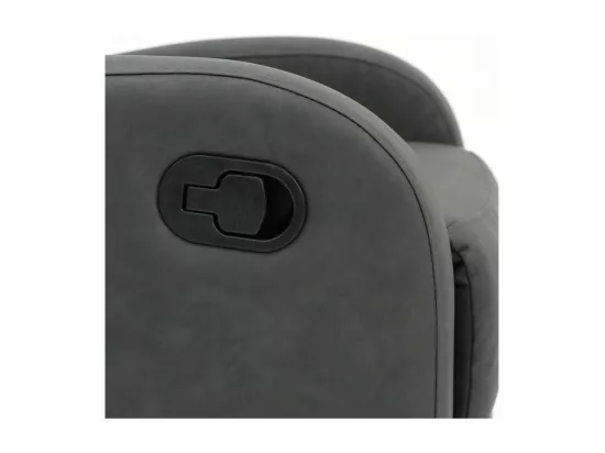Fauteuil relax ERA relevable manuellement matière PU couleur noir, un fauteuil d'exception