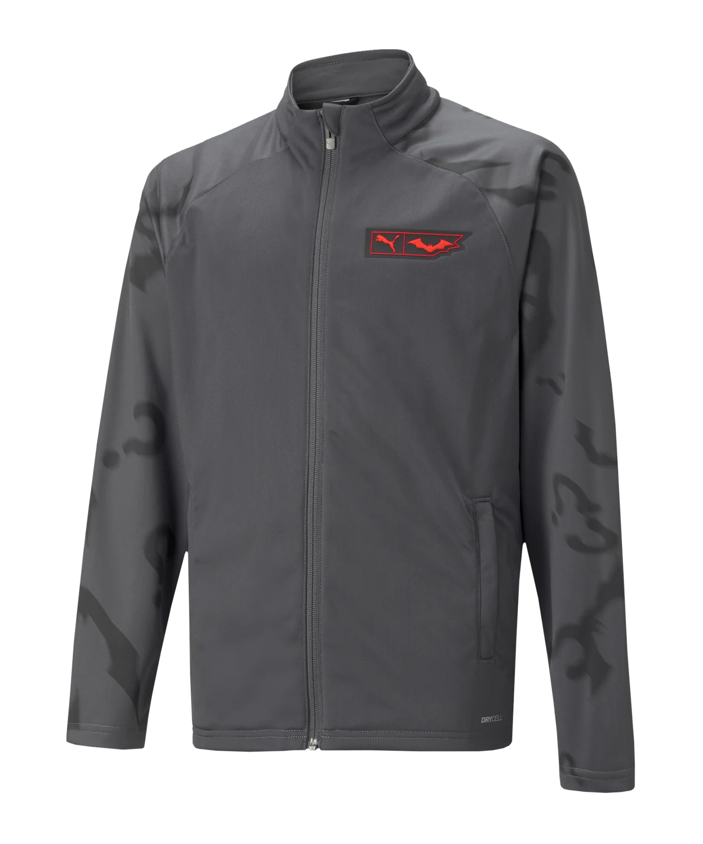 PUMA X BATMAN Trainingsjacke Kids Grau F04