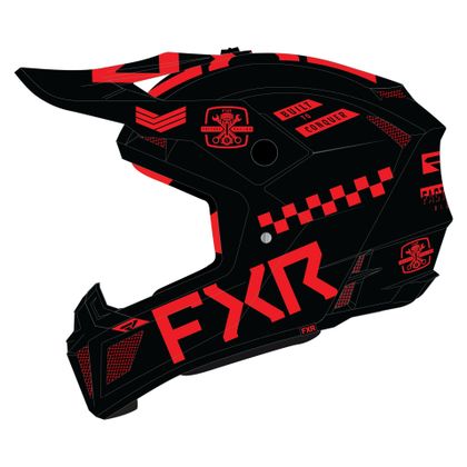 Casque cross FXR CLUTCH GLADIATOR 24 2024 - Rouge
