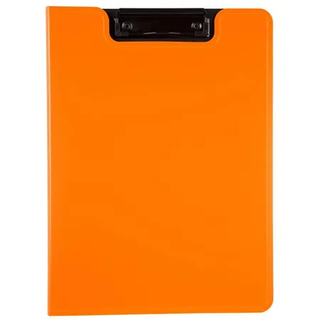 Idena Klemmbrett A4 mit Deckel, orange