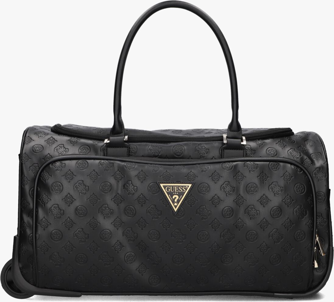 GUESS zwarte guess weekendtas wilder wheeled duffel