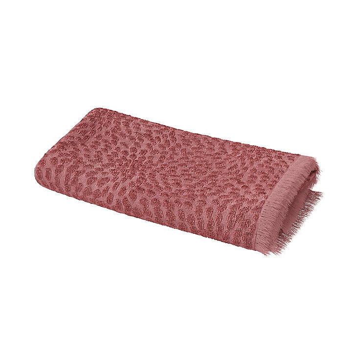 Serviette de bain rose terracotta Sary 140 x 70 cm GoodHome