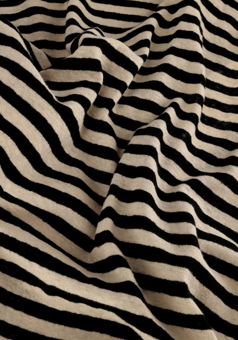PENN & INK zwarte penn & ink top t-shirt stripe
