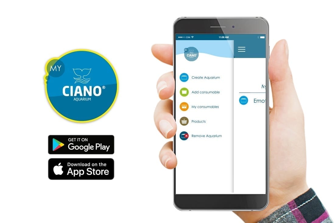 Ciano CFStone 80 Binnenfilter | Unieke filter in de vorm van een stee