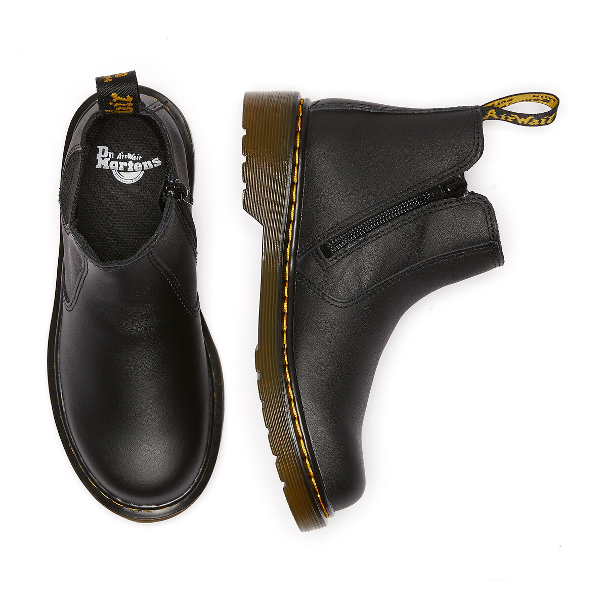 DR. MARTENS<br>Botas Chelsea de couro 2976 macias