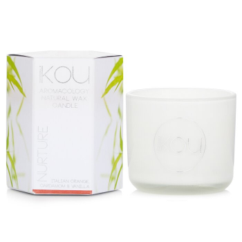 iKOU iKOU Eco-Luxury Aromacology Natural Wax Candle Glass - Nurture (Italian Orange Cardamom & Vanilla) 85g