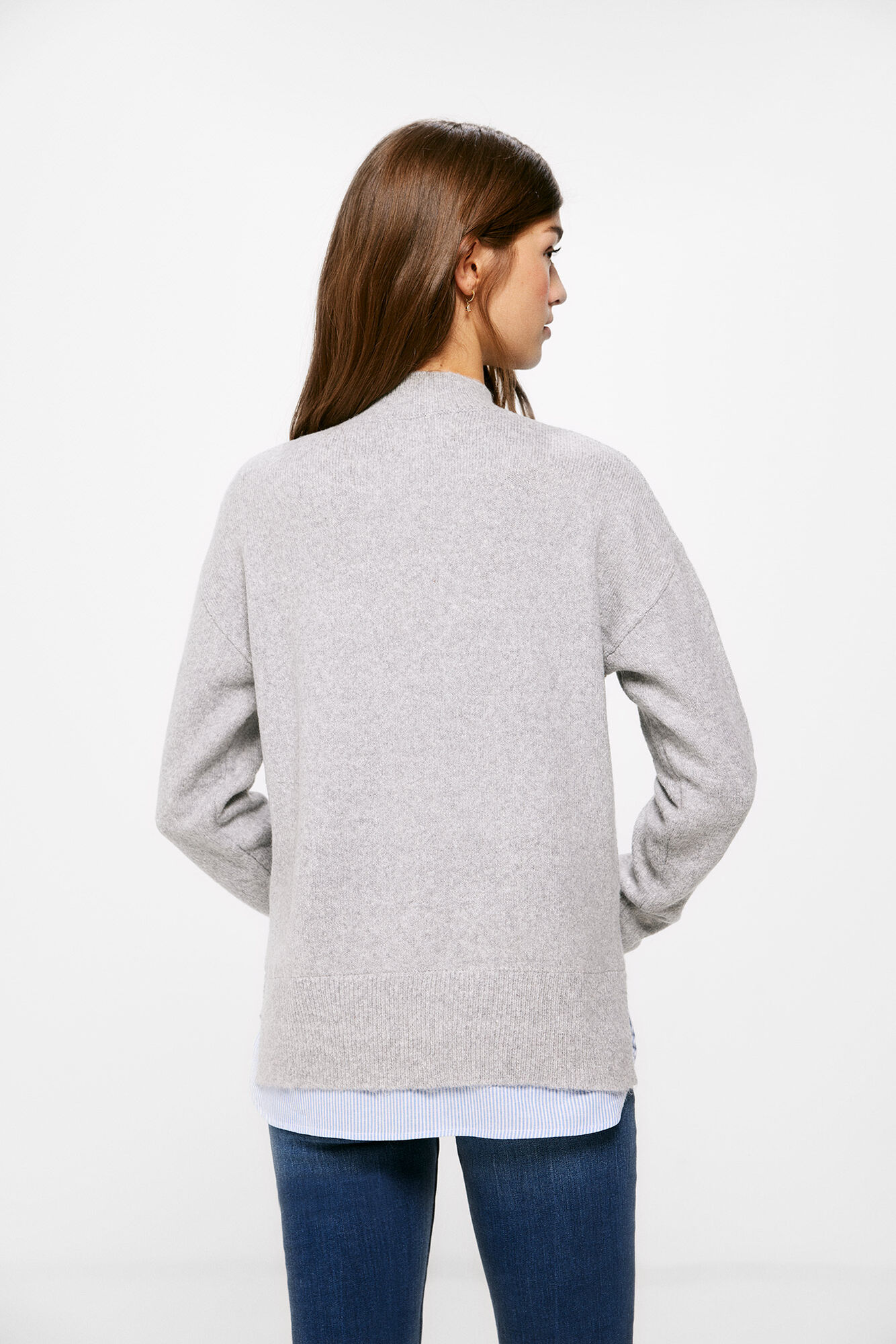 Camisa bimaterial Bisou