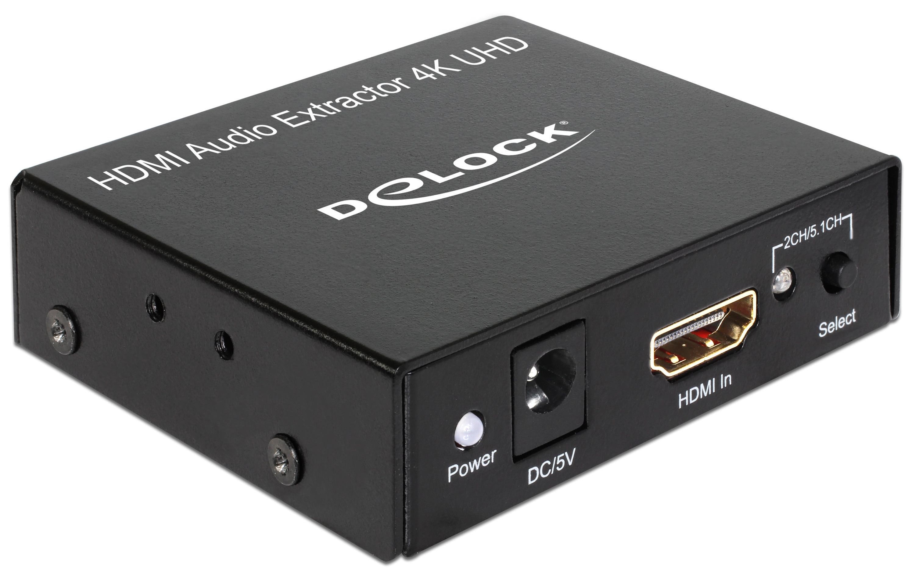 Audio Extraktor HDMI 5.1 4KDelock HDMI Audio Extractor 4K 30 Hz