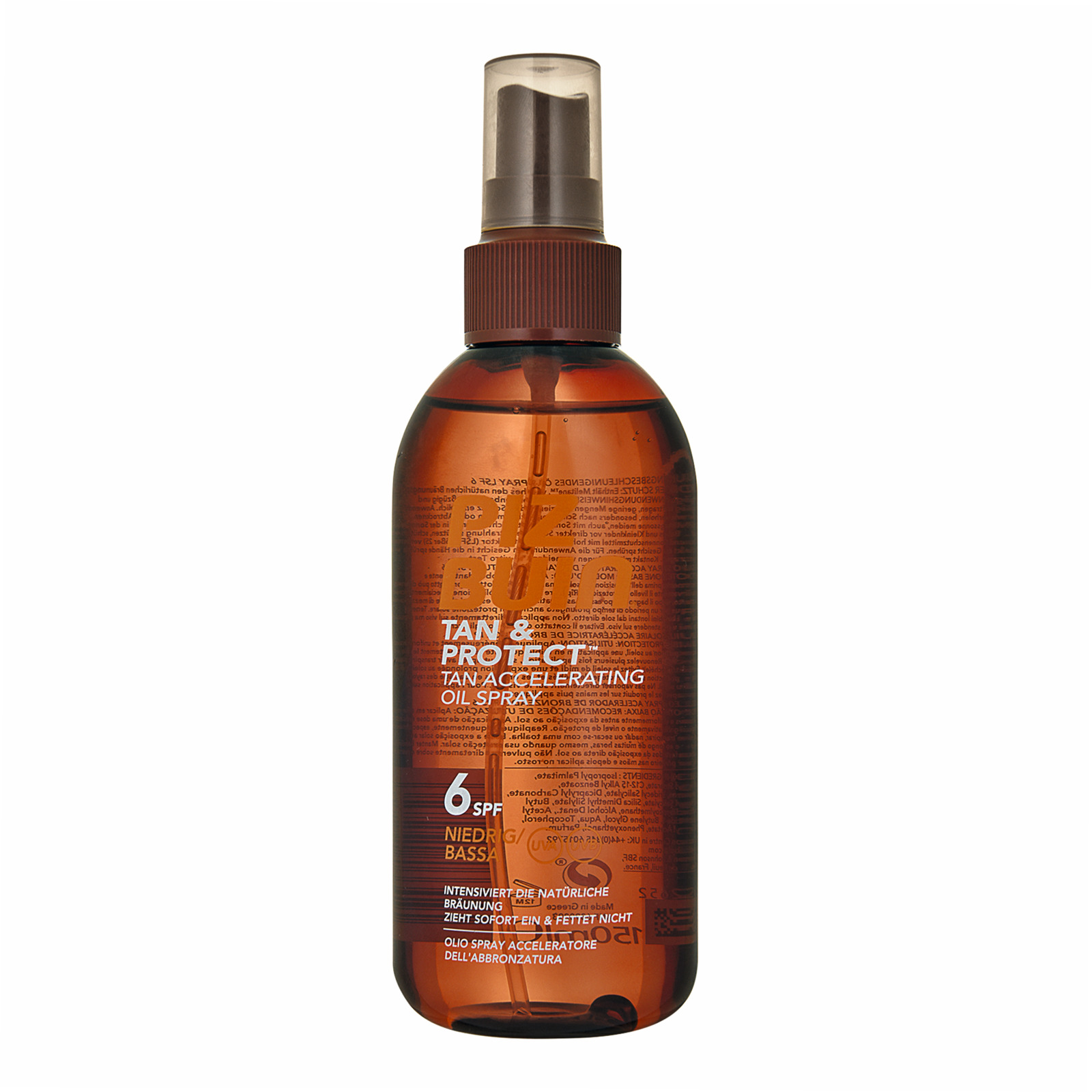 Piz Buin Tan & Protec Tan Accelerating Oil Spray SPF 6 150 ml