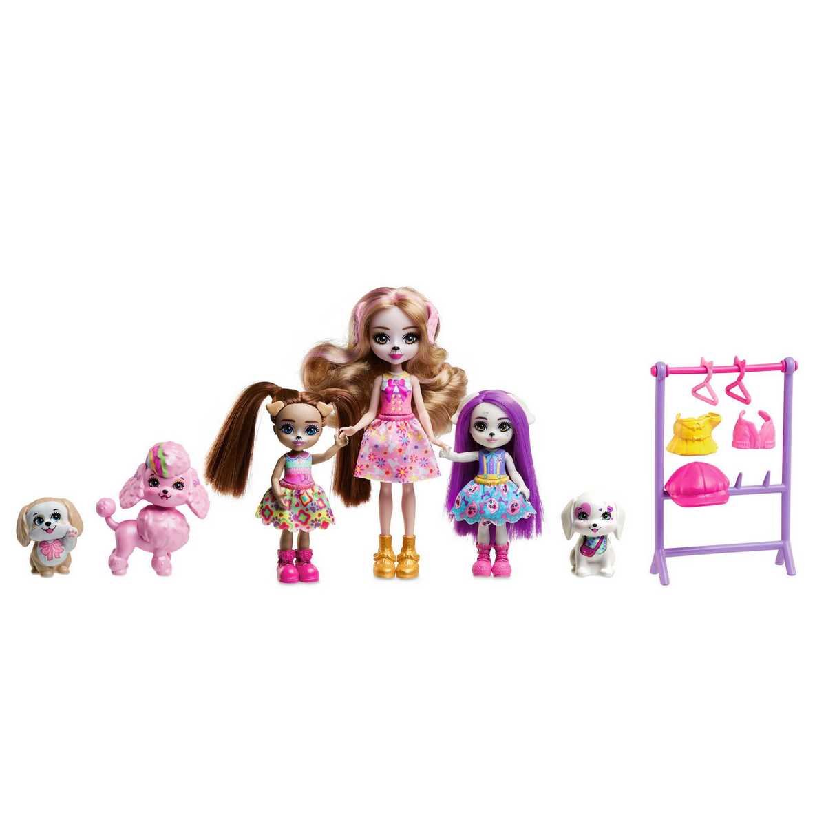 Enchantimals - Famille chien et accessoires