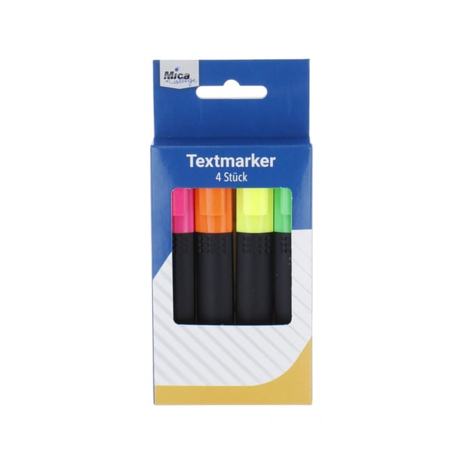 Textmarker - 4 Stück