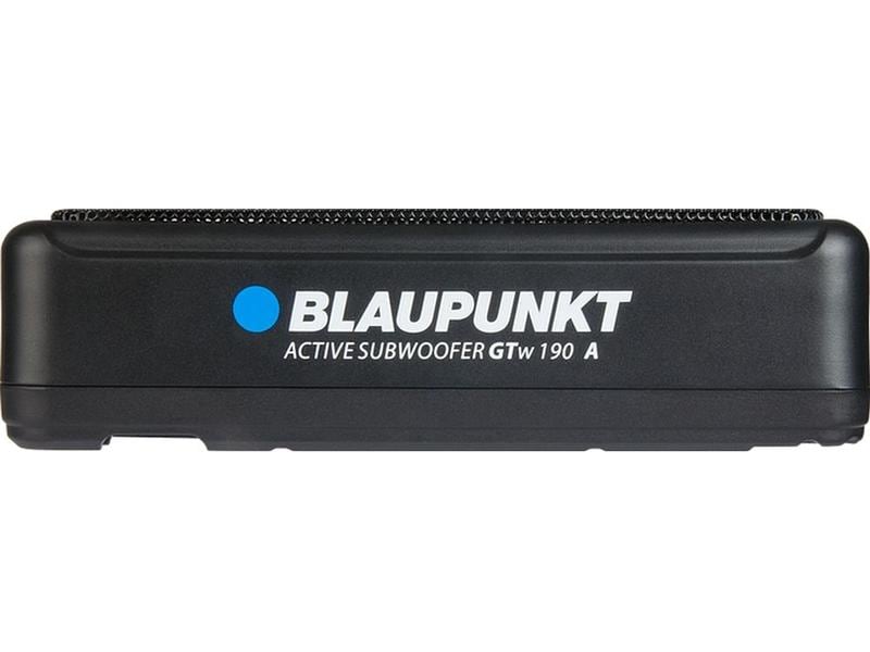 Blaupunkt Subwoofer GTW190 A - 12 V Aktiver Underseat-Subwoofer zur Erweiterung des Auto-Soundsystems