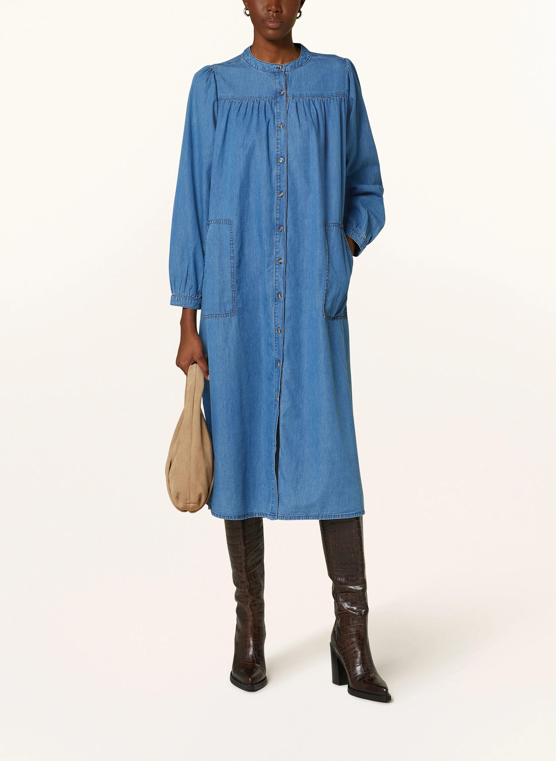 lollys laundry Kleid JESS in Jeansoptik