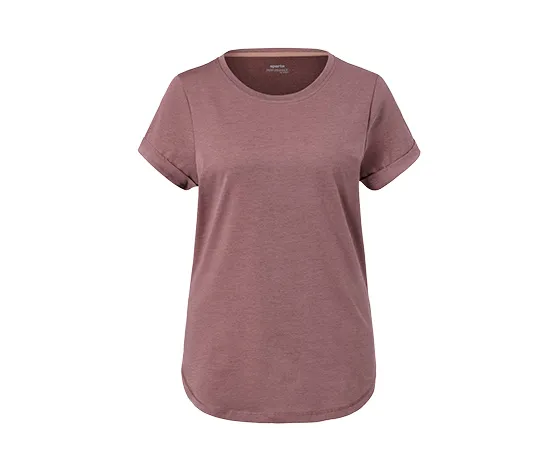 Longshirt, rot meliert