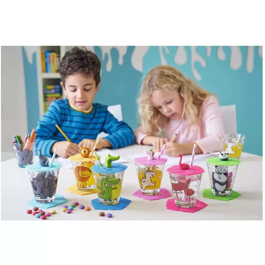 Leonardo Kinderbecher Bambini 215 ml 6er Set weiß