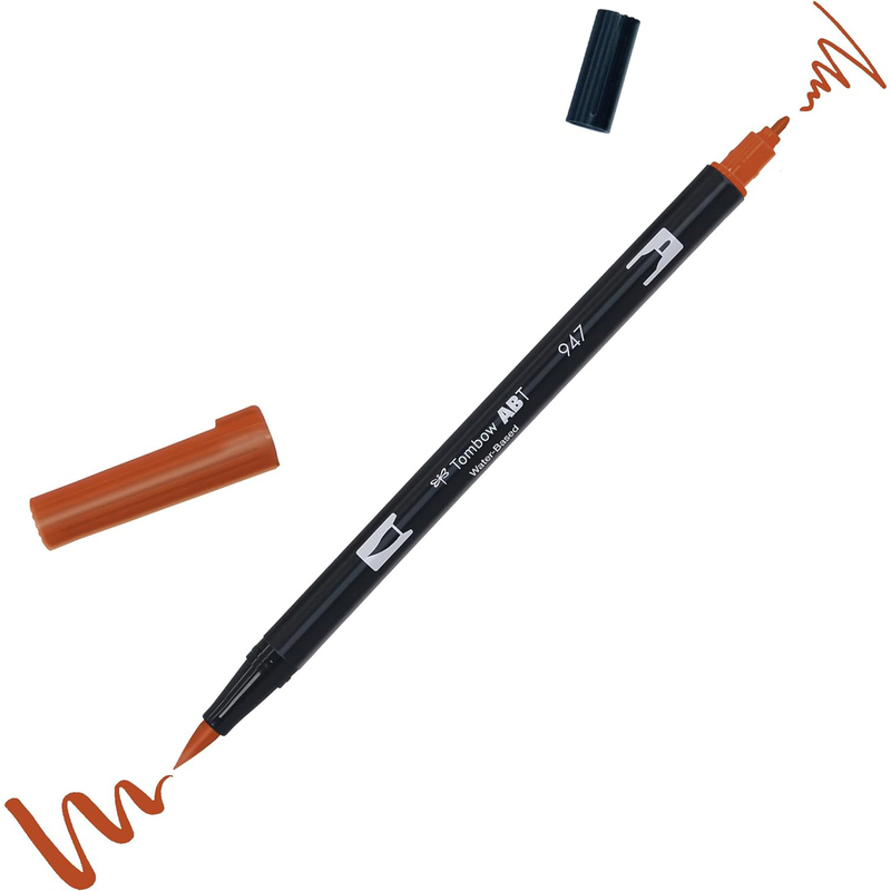 Tombow Pinselstift Dual Brush Pen ABT, 947 - burnt sienna
