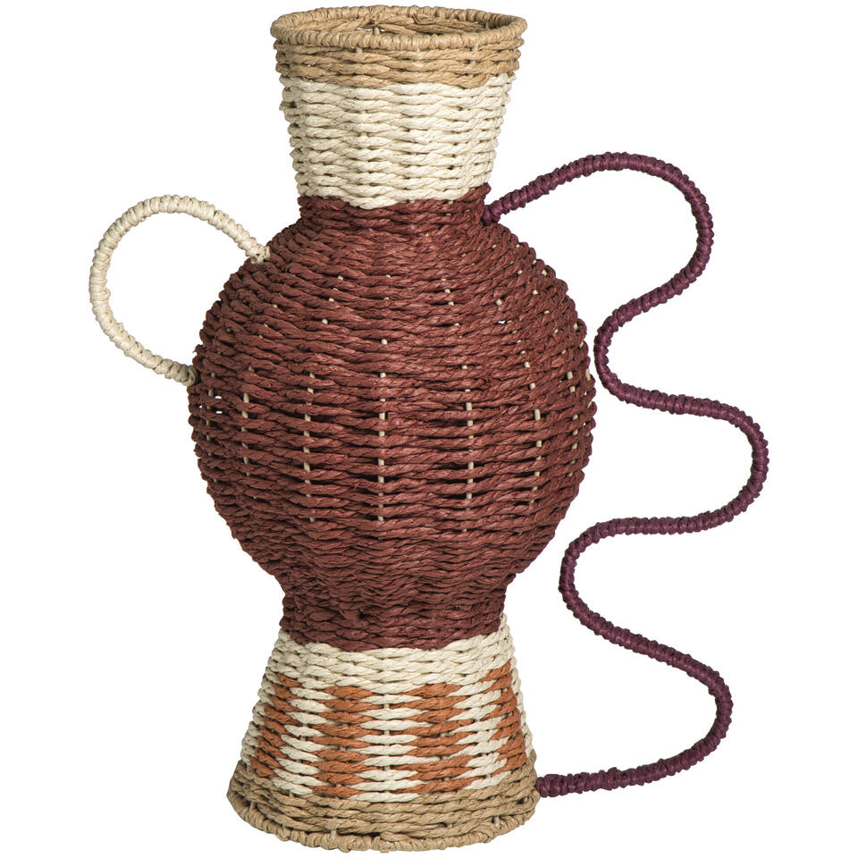 Vaas Fes - multikleur - metaal - 41x34,5x21 cm