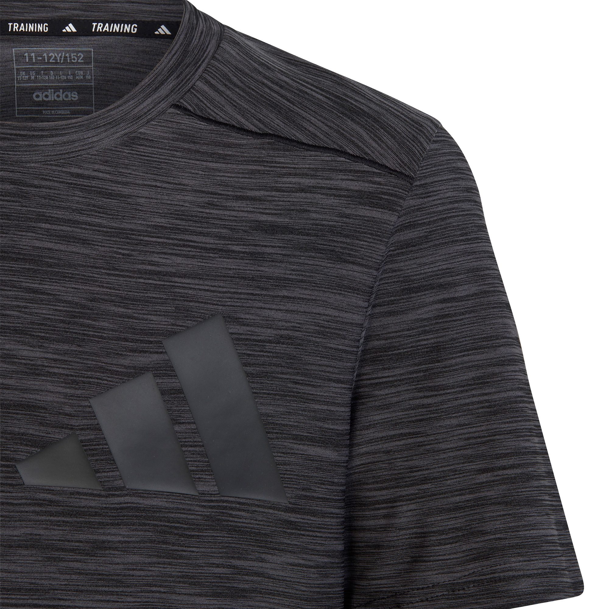 adidas Training Aeroready Heather T-Shirt Jungen grey six