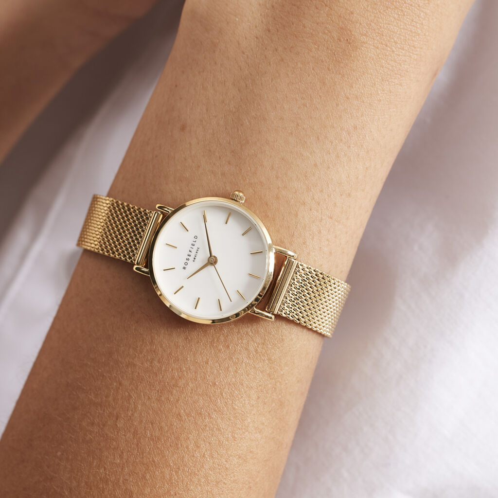 Montre Rosefield Small Edit Blanc