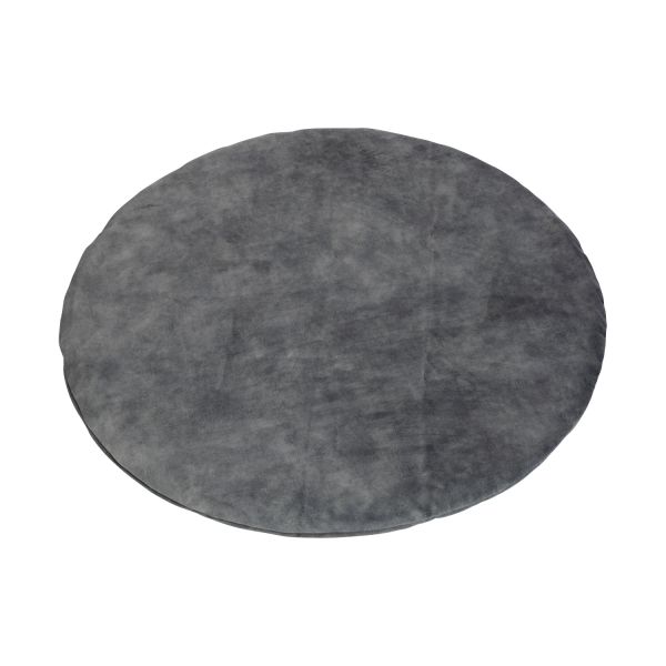 Kidsmill Velours Boxmatras Hoes Rond Naturel 90 cm