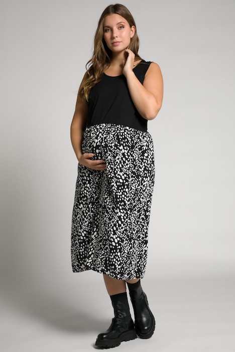 Bellieva-Sweatkleid, Stillfunktion, Rundhals