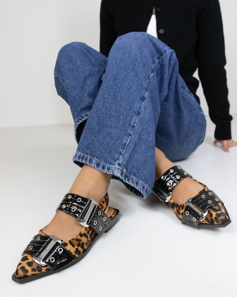 Steve Madden Grand Ave-L Ballerinas & instappers  - zwart