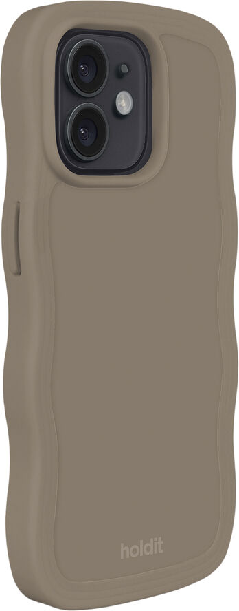 HoldIt Wavy Case iPhone 12/12 Pro Lysebrun
