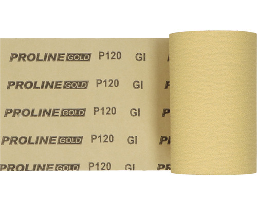 PROLINE GOLD Professionele schuurpapierrol P120 115 mm x 5 m