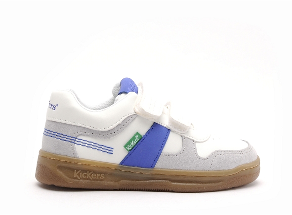 Kickers basses enfant kalido blanc