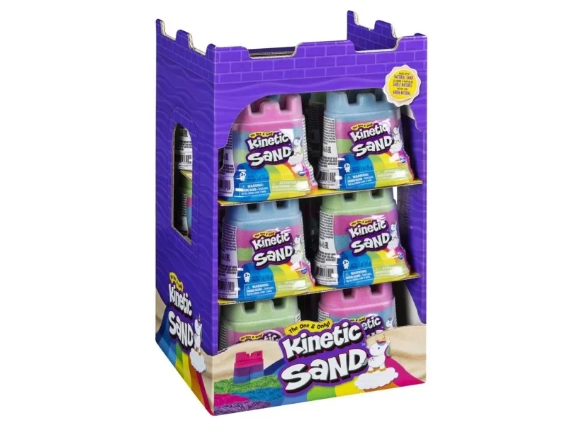 Kinetic Sand Rainbow Unicorn Castle - Assorteret