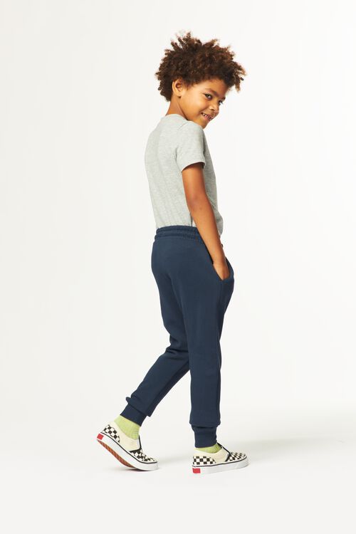 pantalon sweat enfant bleu foncé