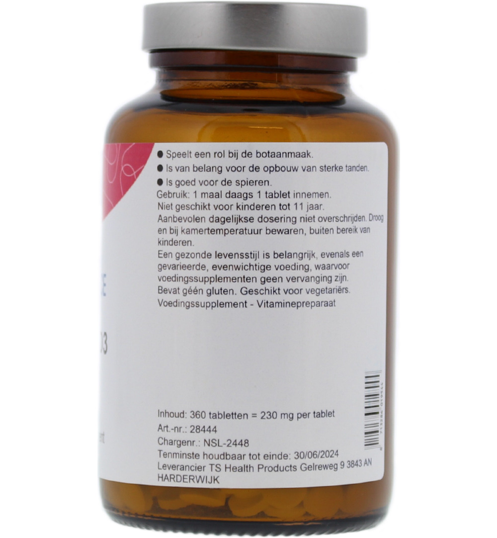 TS Choice Vitamine D3 25mcg (360 tabletten)
